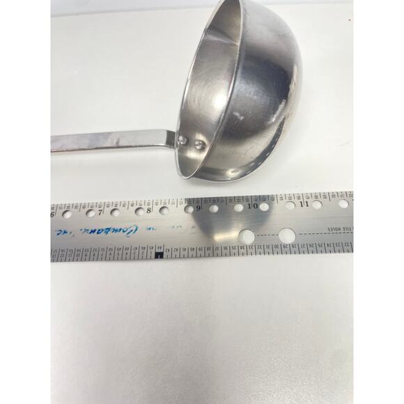 Vintage Ecko Forge Stainless Steel Soup Ladle Red Handle Rare Kitchen Utensil 11 - Picture 7 of 8